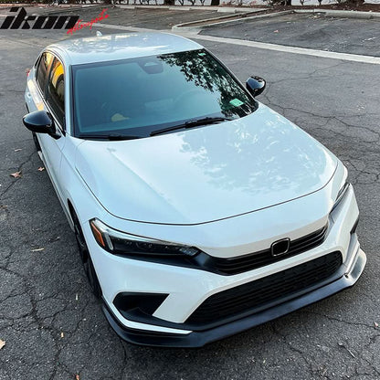 2022-2024 Honda Civic 11th Gen Front Lip IK2 Style Unpainted Black