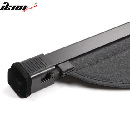 2022-2024 Hyundai Ioniq 5 Black Trunk Cargo Cover PVC Aluminum Rod