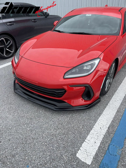 2022-2025 Subaru BRZ CSIK Style Unpainted Front Bumper Lip Splitter PU