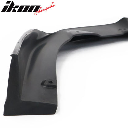 2022-2025 Subaru WRX CS Style Unpainted Black Front Bumper Lip PU