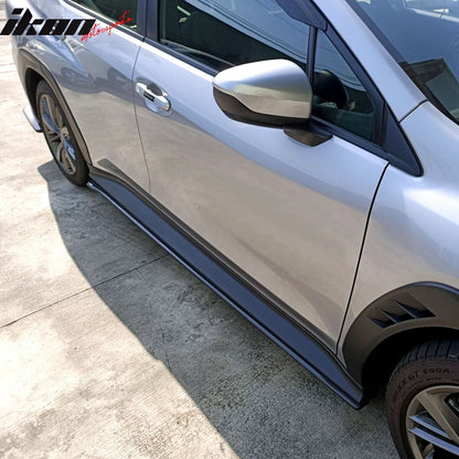 2022-2025 Subaru WRX Unpainted Side Skirts Extension Rocker Panel Pair