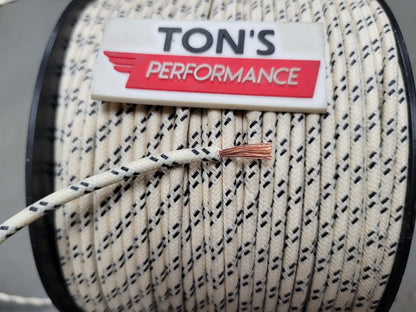 14 Gauge Cloth Braided Primary Wire [Sold By The Foot]
