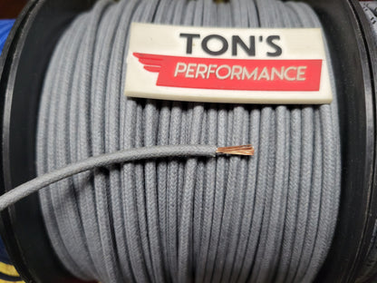 16 Gauge Cloth Braided Primary Wire [Sold By The Foot]