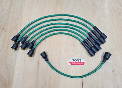 Vintage Style Chevy 216 / 235 Cloth Covered Spark Plug Wire Set