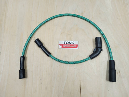 Cloth Braided Replacement 8mm Plug Wires Harley Sportster 2007+ 48 72 883 1200