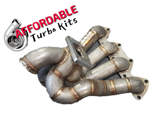 B Series AC Friendly Top Mount A/C Compatible T3 Turbo Manifold b16 b17 b18 b20 b18c