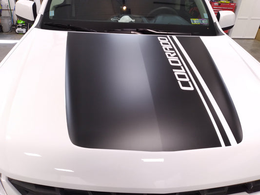 Hood Colorado Stripe Decal Cover for 2015-2021 Chevrolet Colorado