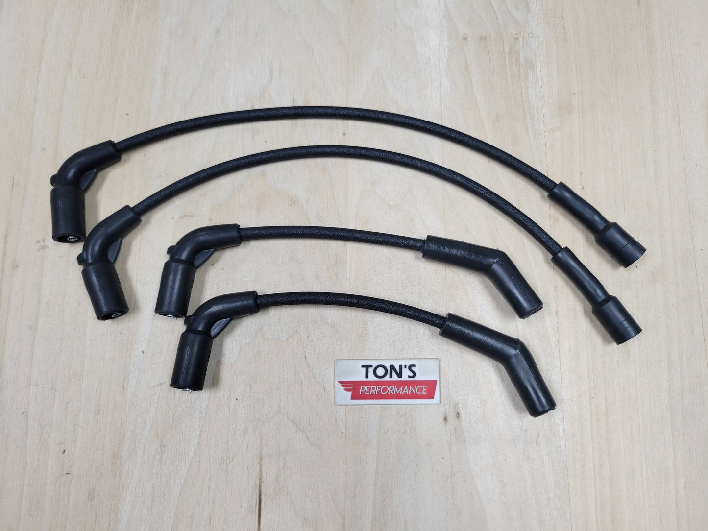 Cloth Braided Plug Wires M8 Harley Softail 2018+ / Road King ST, CVO Street Glide 2024+