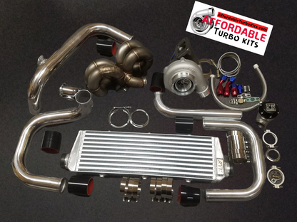 B Series Ram Horn AC Friendly Stage 3 Turbo Kit A/C Compatible b16 b18 b20 Civic Integra Del Sol