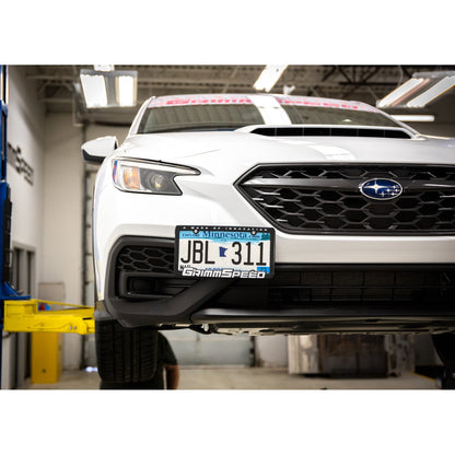GrimmSpeed License Plate Relocation Kit - 2018+ Subaru WRX, 2018-21 Subaru STI, 2013+ Subaru BRZ, 2017+ Toyota 86 GRM094029
