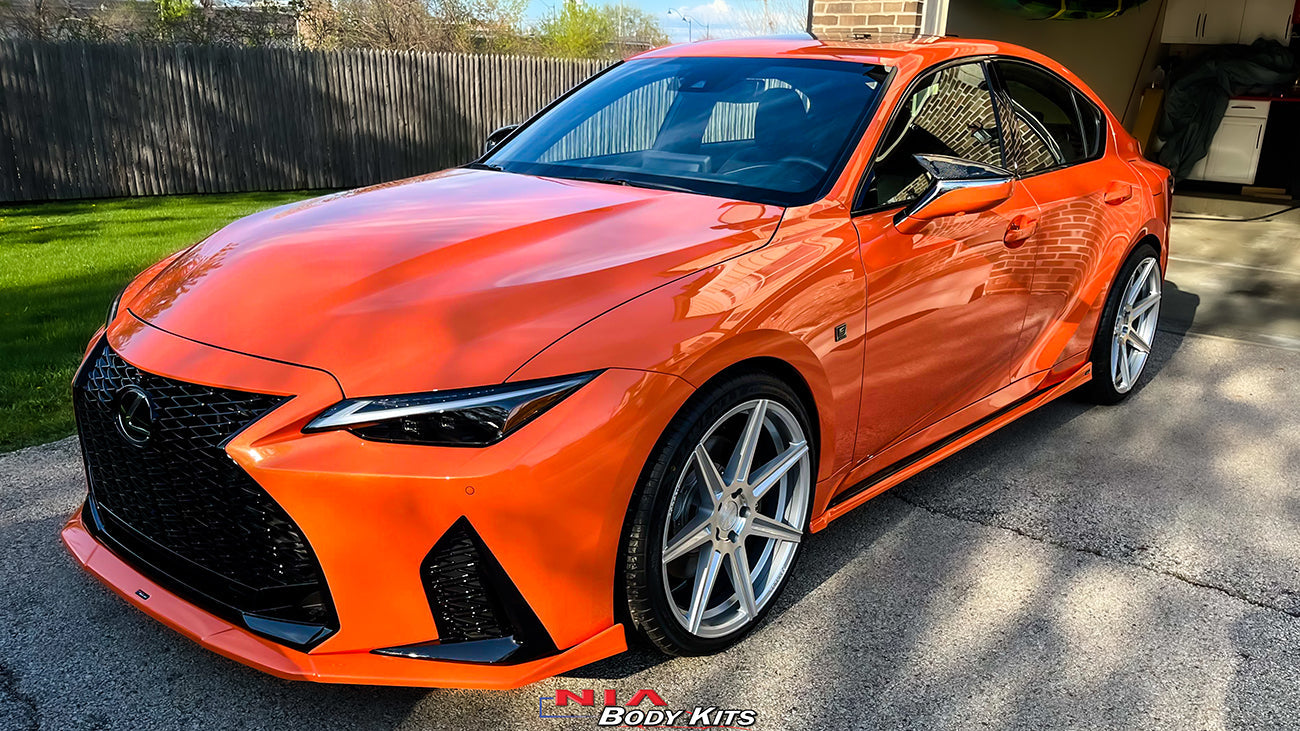 NIA Lexus IS 500 Front NIA Splitter lip body Kit 2022-2024 IS500-FS