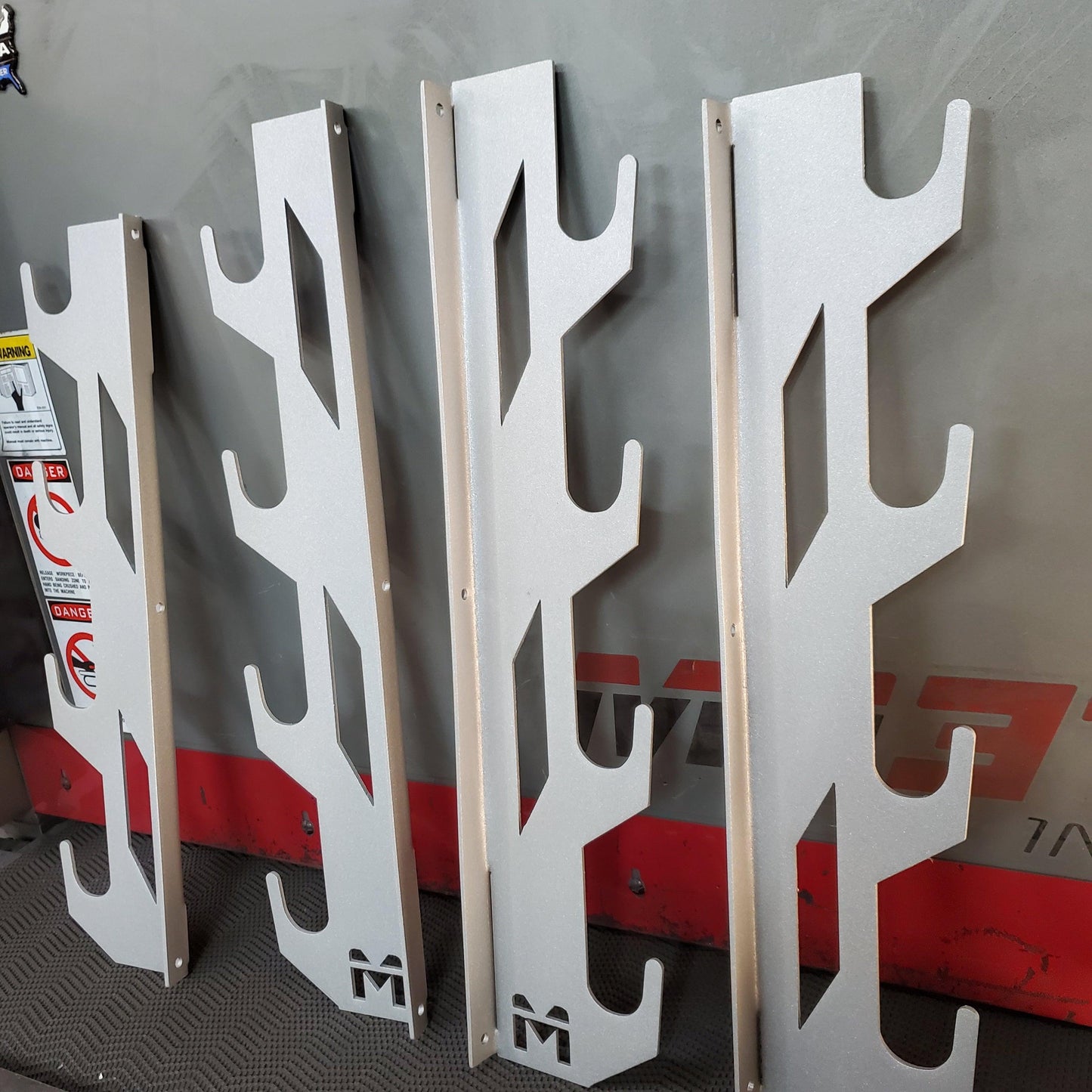 Wall-Mounted Vinyl, Tint, Paper & Cloth Wrap Rack - Modular Storage | Martin Metalwork"
