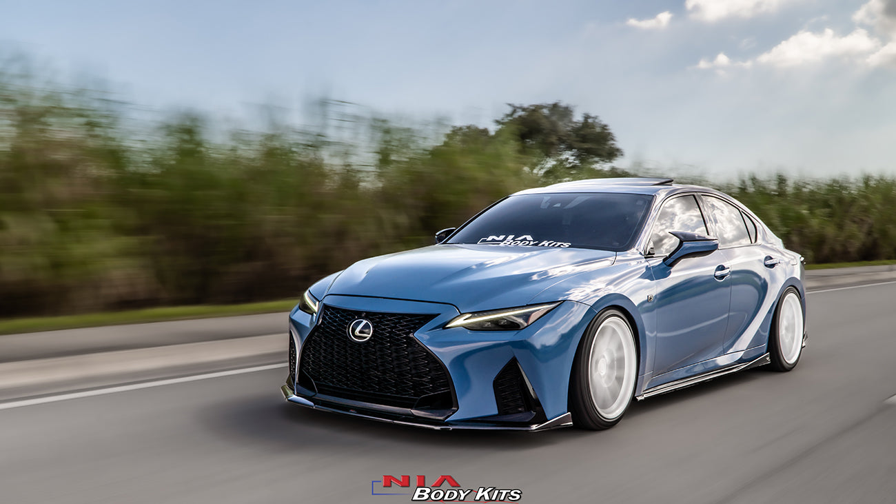 NIA Lexus IS 500 (5pcs) Full NIA Splitter Lip Body Kit 2022-2024 IS500-FK