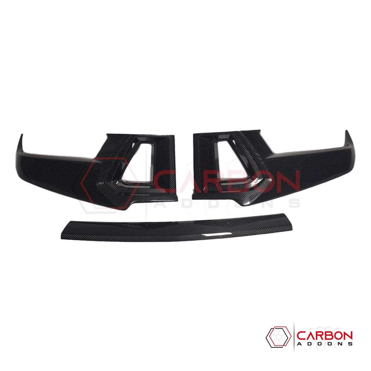 2024+ Ford Mustang Dark Horse Real Carbon Fiber Front Upper Grille Trim