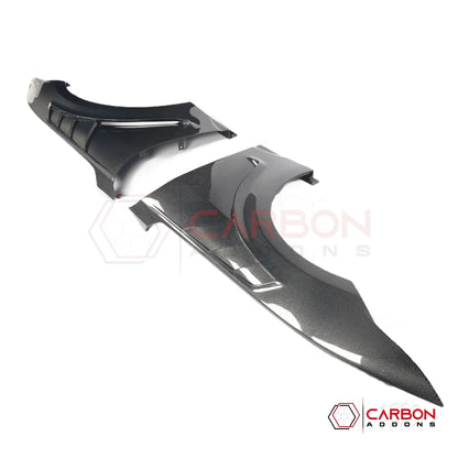 GTD-Style Carbon Fiber Front Fenders for 2024+ Ford Mustang (V2)