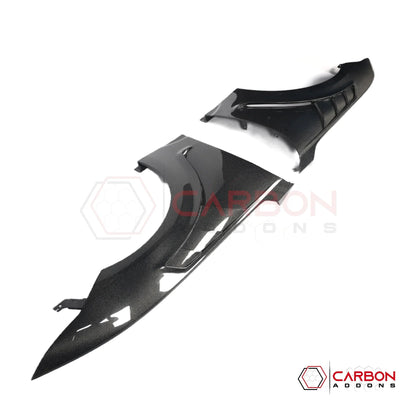 GTD-Style Carbon Fiber Front Fenders for 2024+ Ford Mustang (V2)