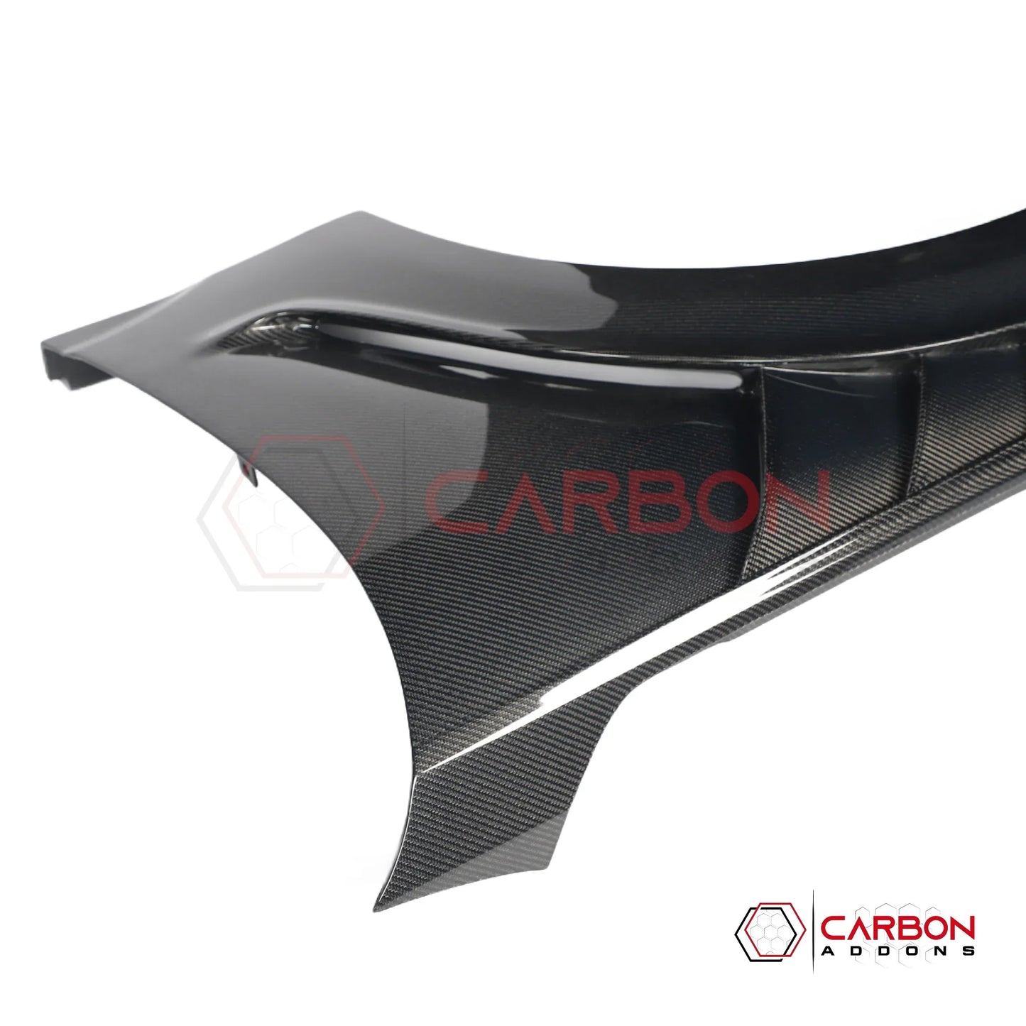 GTD-Style Carbon Fiber Front Fenders for 2024+ Ford Mustang (V2)