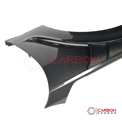 GTD-Style Carbon Fiber Front Fenders for 2024+ Ford Mustang (V2)