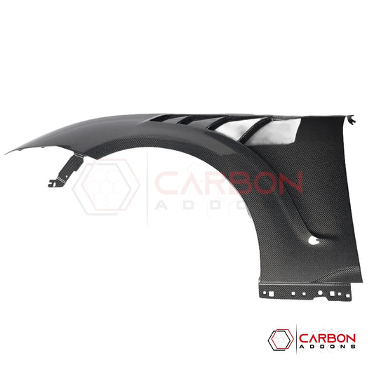 GTD-Style Carbon Fiber Front Fenders for 2024+ Ford Mustang (V2)