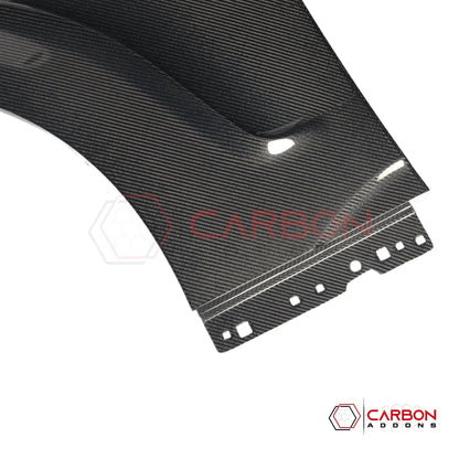 GTD-Style Carbon Fiber Front Fenders for 2024+ Ford Mustang (V2)