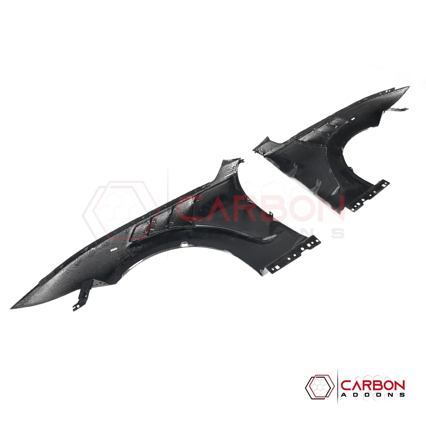 GTD-Style Carbon Fiber Front Fenders for 2024+ Ford Mustang (V2)
