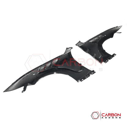 GTD-Style Carbon Fiber Front Fenders for 2024+ Ford Mustang (V2)