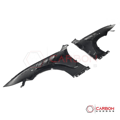 GTD-Style Carbon Fiber Front Fenders for 2024+ Ford Mustang (V2)