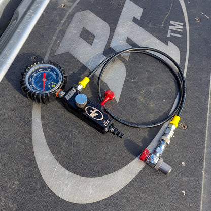 Shock Inflator with Gauge Tool