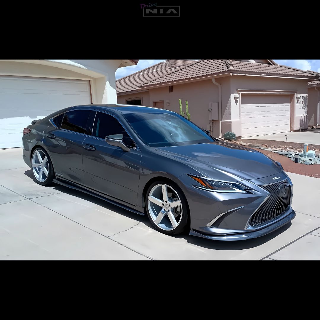 Lexus ES Base Model, F-Sport NIA Full lip Body Kit 5pcs (Front Splitter, Side Skirt Rockers, Rear apron spats) 2019-2025 in ABS