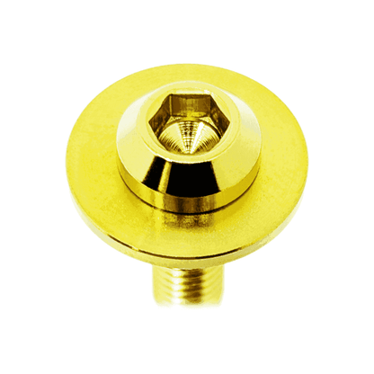 ZSPEC M6-1.0x50mm Dress Up Bolt® Fastener, Angled Head, Titanium Grade-5, Per Each