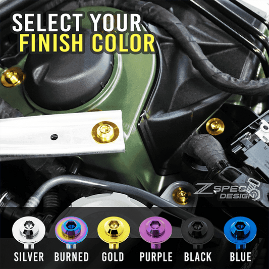 ZSPEC Hood Fastener Kit for the GR Corolla, Titanium