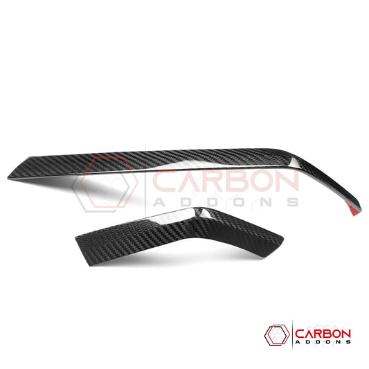 2026+ Corvette C8 Dash Display Screen Upper Trim Real Carbon Fiber Cover