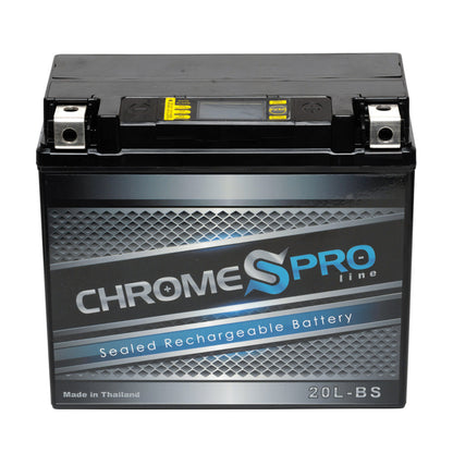 CHROME PRO BATTERY YTX20L-BS Chrome Pro Series iGel Battery PRO-M00008