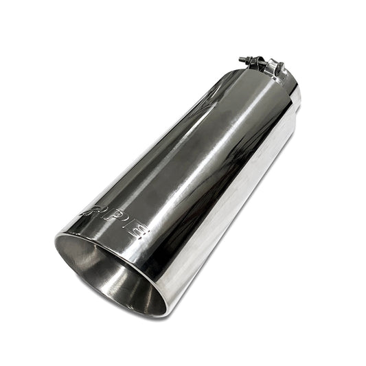 3'' Inlet Exhaust Tip 12.5'' Length, 304 Stainless Steel (Polished/Black) Pacific Performance Engineering