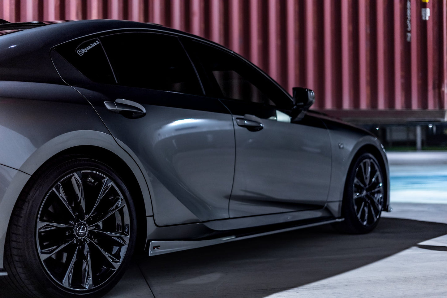 Lexus IS 2021-2026 NIA Side skirts aero lip bodykit in ABS or Carbon Fiber (Base, F Sport, IS300, IS350, IS500)