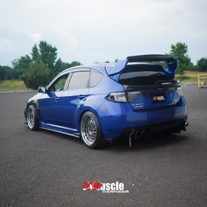 JDMuscle [08-14 WRX/STI] VS Style Spoiler w/ Brake Lights | ABS / Paint Matched / Partial Carbon Fiber