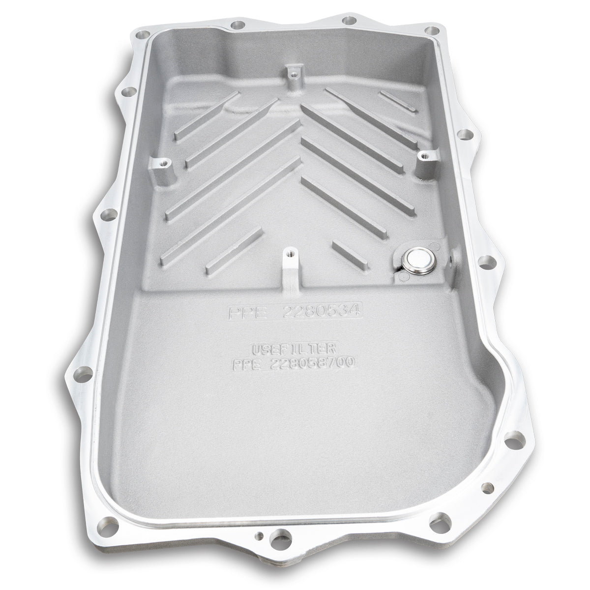 2010-2022 w/ ZF-8 Speed Heavy-Duty Cast Aluminum Transmission Pan ppepower