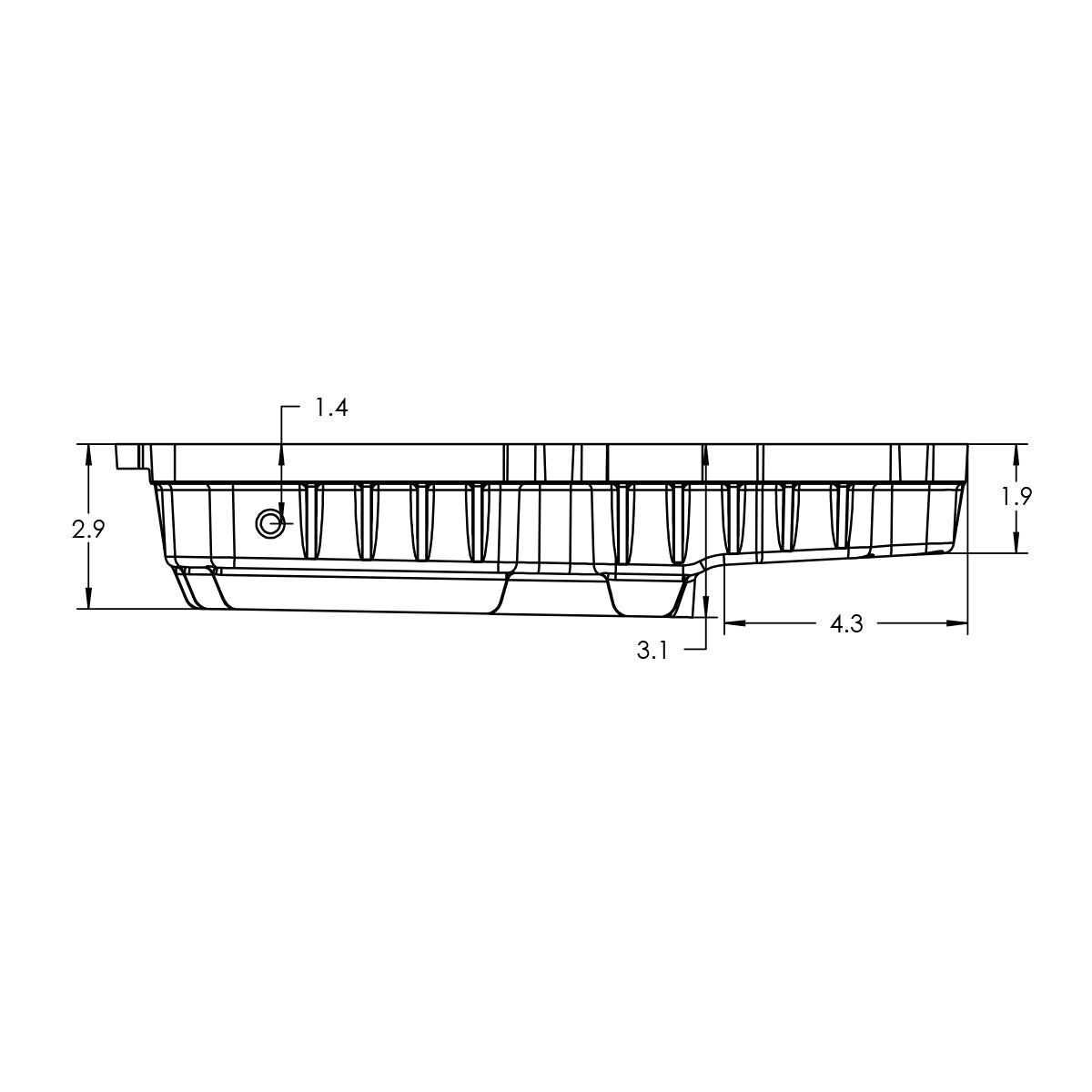 2005-2019 Jeep/Dodge/Chrysler w/ WA580, W5A580, NAG1 Transmission Heavy-Duty Cast Aluminum Transmission Pan ppepower