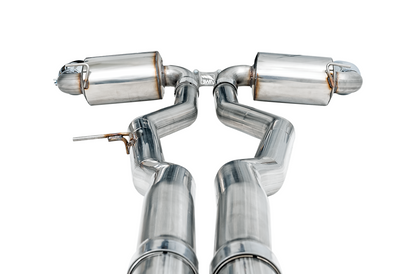AWE Tuning Non-Resonated Touring Edition Exhaust for A90 Supra - 5" Chrome Silver Tips 3020-32058