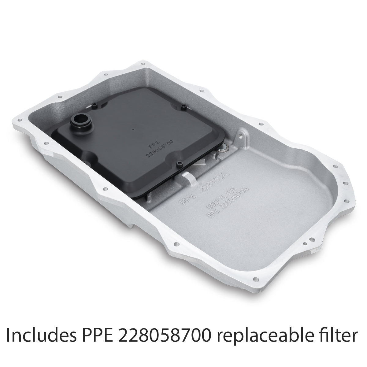 2018-2022 Jeep JL/JT 2.0L/3.0L w/ 850RE Transmission Heavy-Duty Cast Aluminum Transmission Pan ppepower