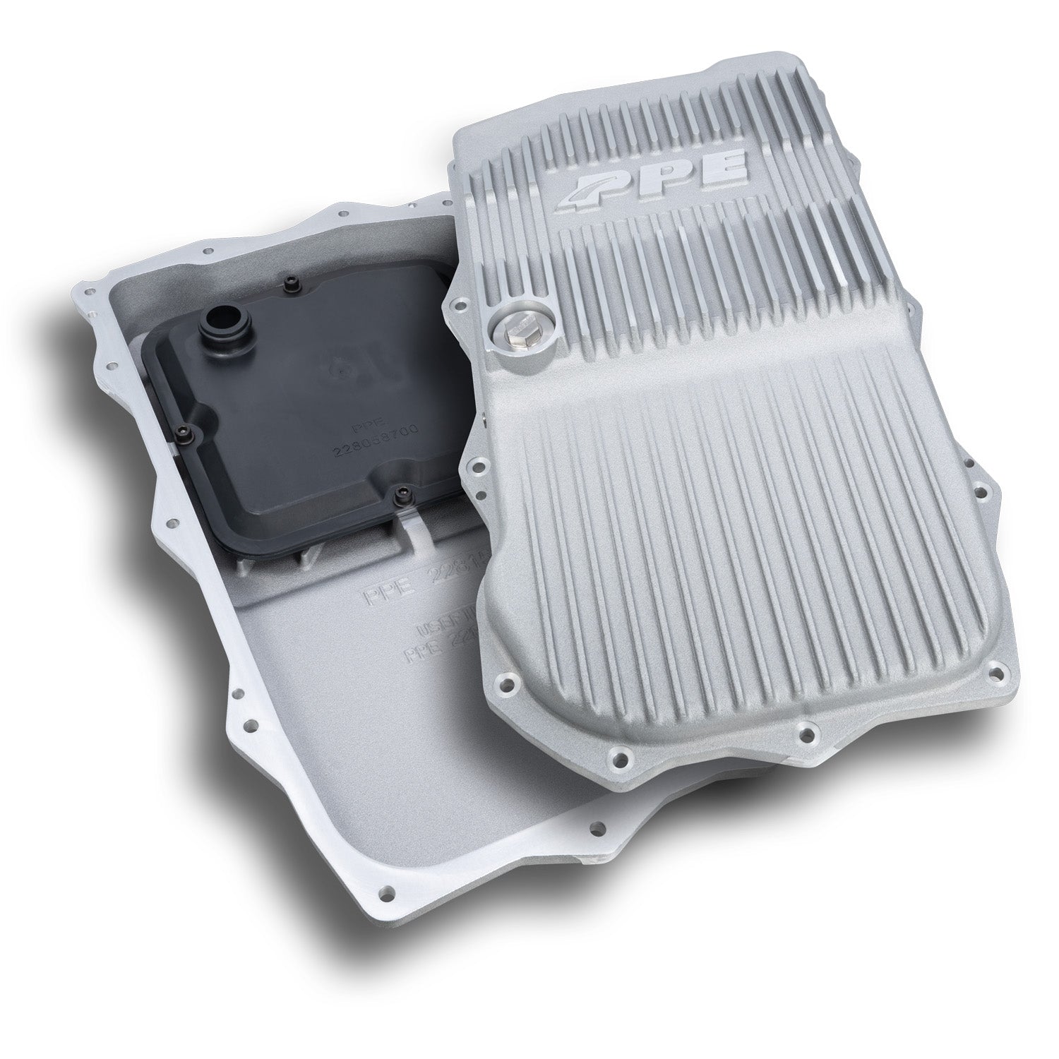 2018-2022 Jeep Wrangler JL/JT w/ 850RE Transmission Heavy-Duty Cast Aluminum Transmission Pan ppepower