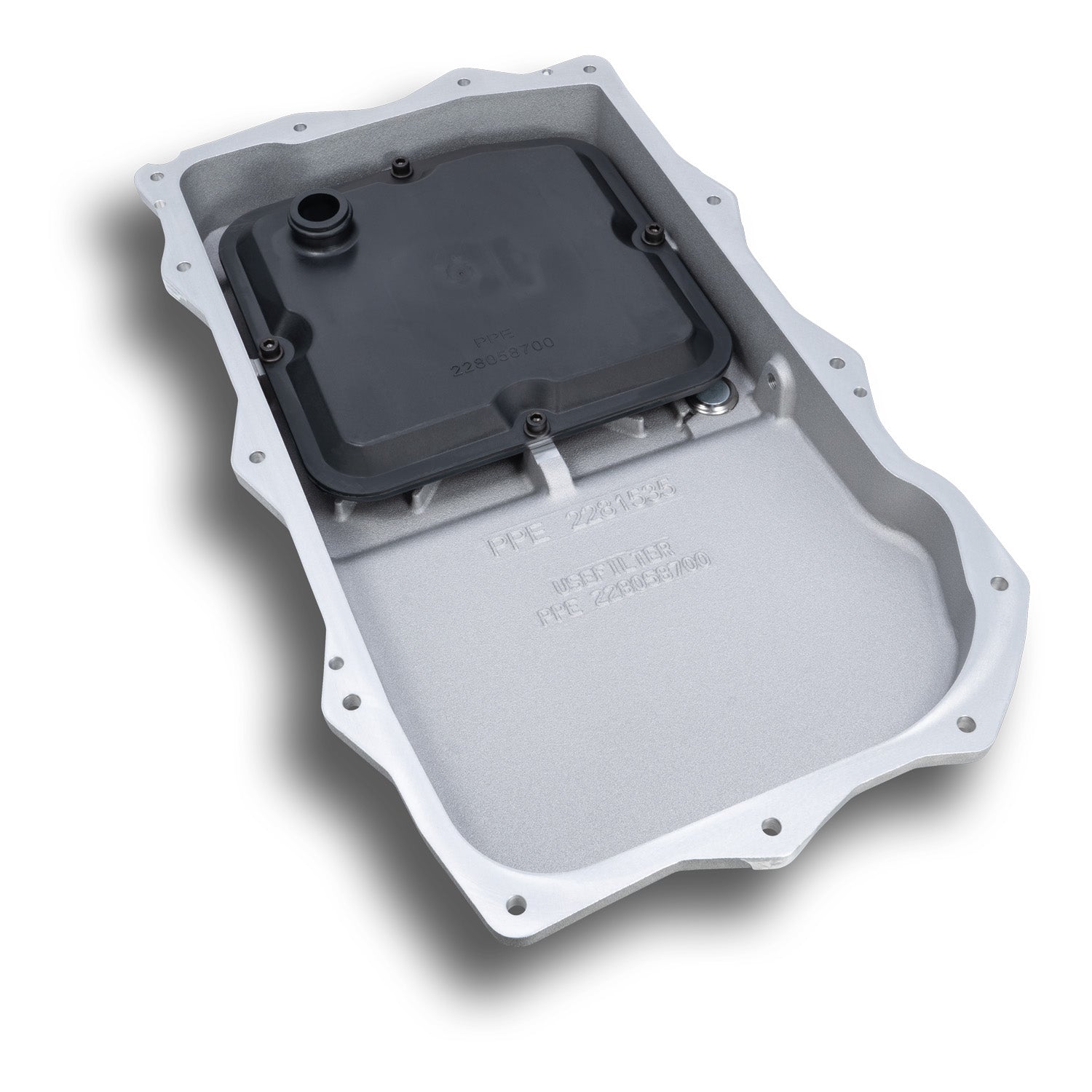2018-2022 Jeep Wrangler JL/JT w/ 850RE Transmission Heavy-Duty Cast Aluminum Transmission Pan ppepower
