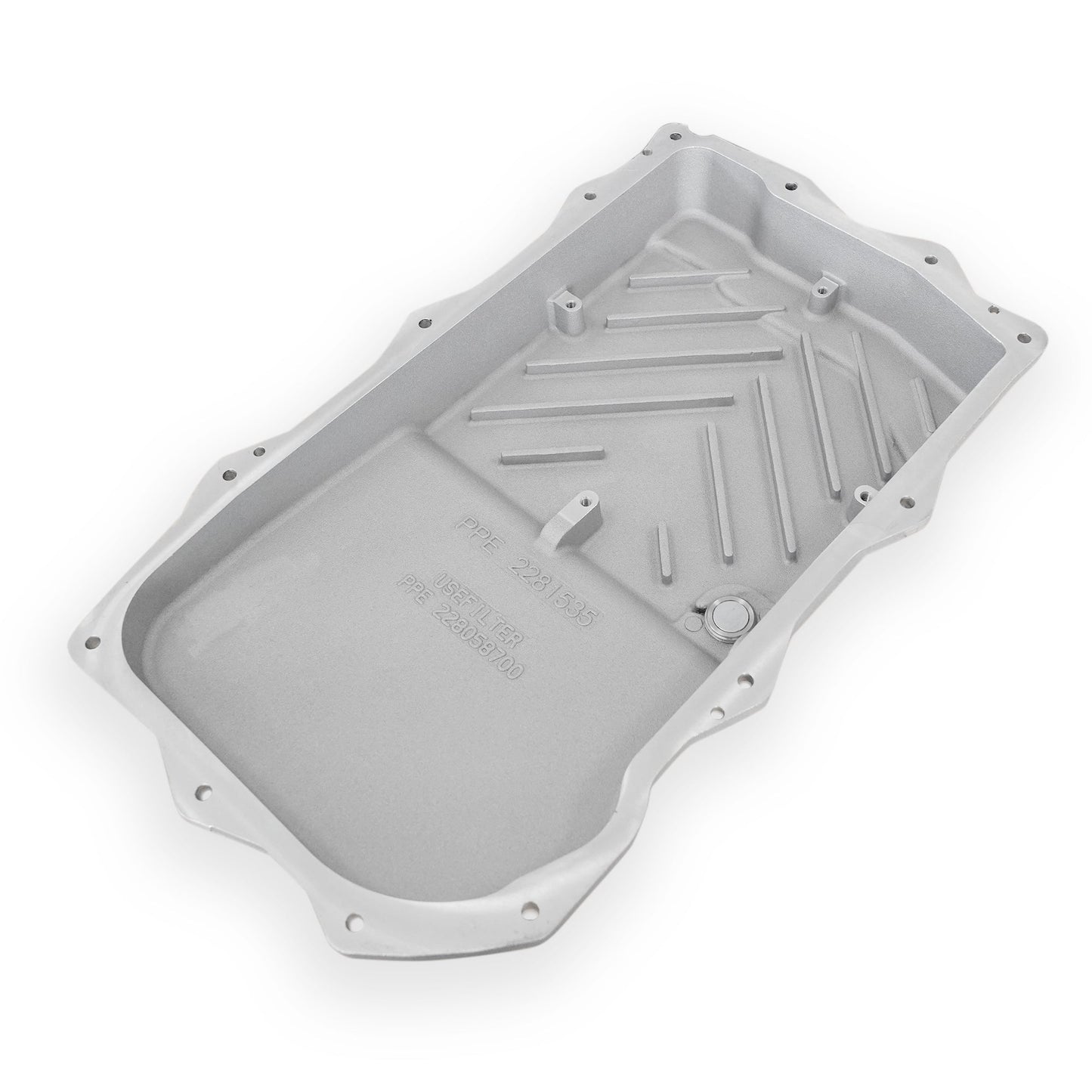 2018-2022 Jeep Wrangler JL/JT w/ 850RE Transmission Heavy-Duty Cast Aluminum Transmission Pan ppepower