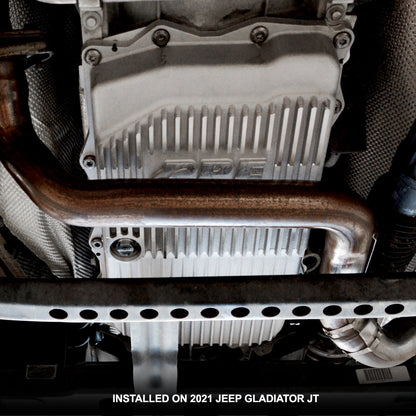 2018-2022 Jeep Wrangler JL/JT w/ 850RE Transmission Heavy-Duty Cast Aluminum Transmission Pan ppepower