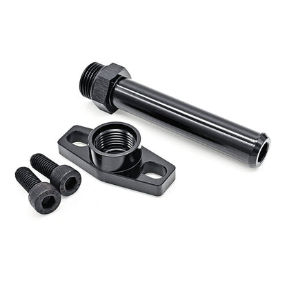 Oil Drain Flange 5/8" Male Barb Extension with O-Ring Style Seating Surface (1.500" - 1.750" Bolt Circle)