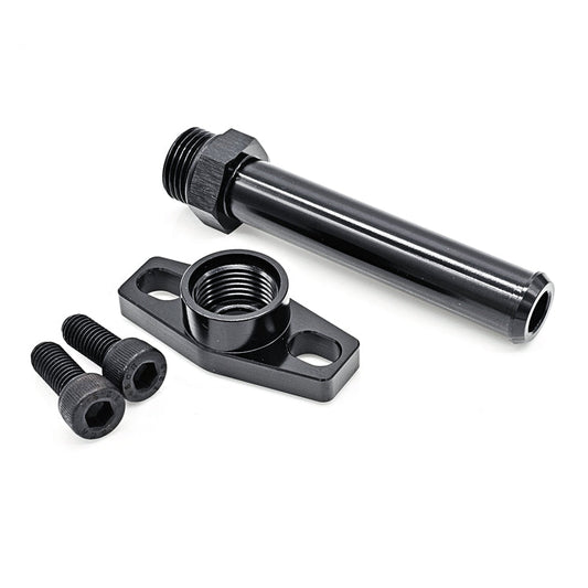 Oil Drain Flange 5/8" Male Barb Extension with O-Ring Style Seating Surface (2.000" Bolt Circle)