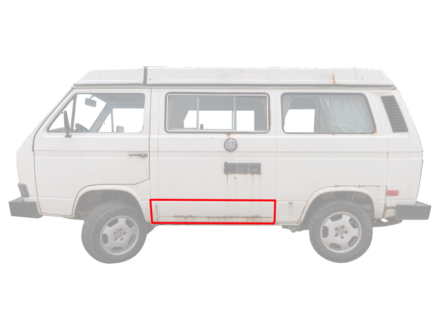 Body Panel - Left Side Panel (Short) [Vanagon]