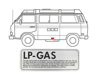 Camper Label Decal Set