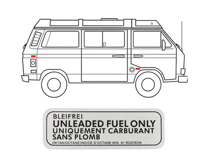Camper Label Decal Set
