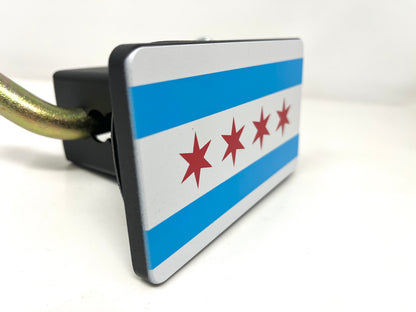 Chicago Flag Hitch Cover